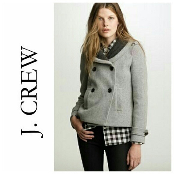 J. Crew Jackets & Blazers - J. Crew Stadium Cloth Sasha Peacoat